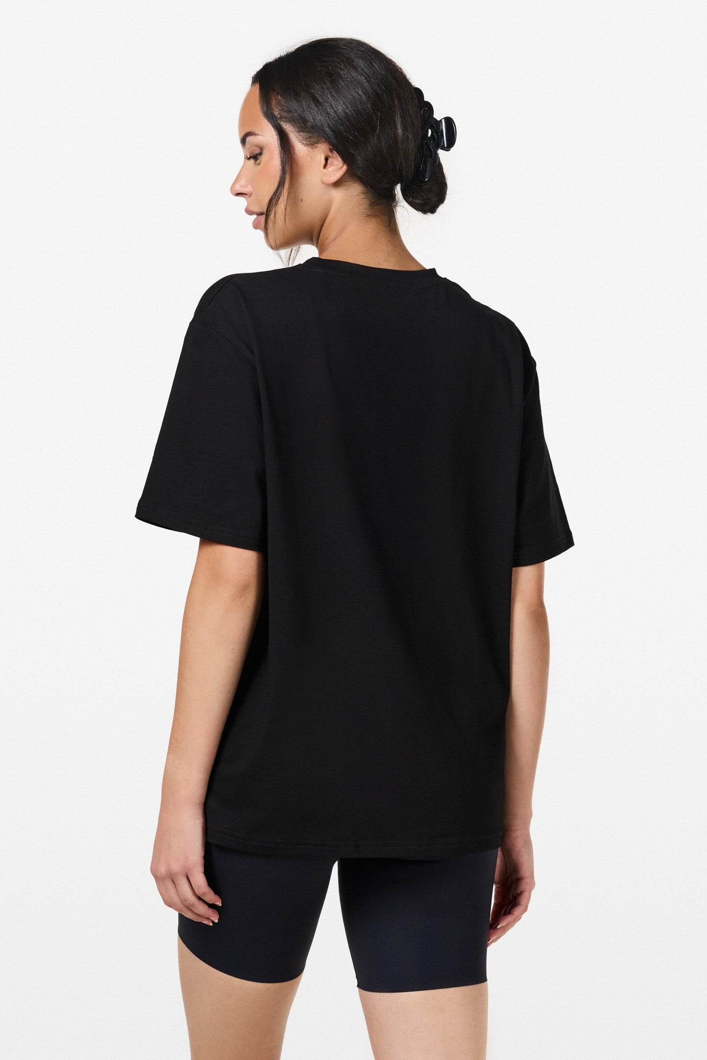 Black Essential Oversized T-Shirt - for dame - Famme - T-Shirt