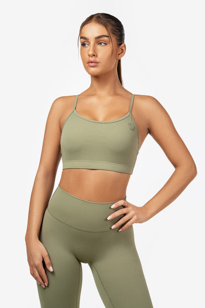 Green Softy Sports Bra - for dame - Famme - Sports Bra