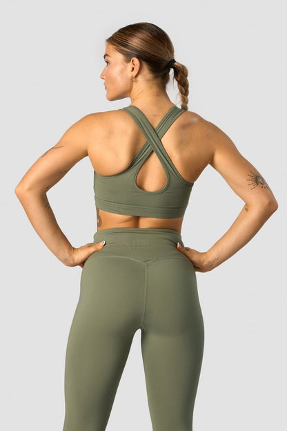 classic sports bra dk dusty green