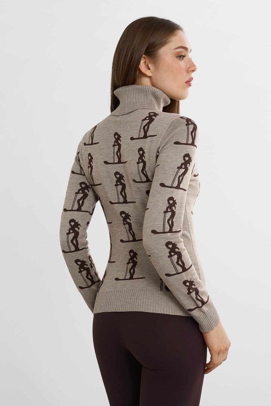 Ski Club Sweater · Beige/Brown