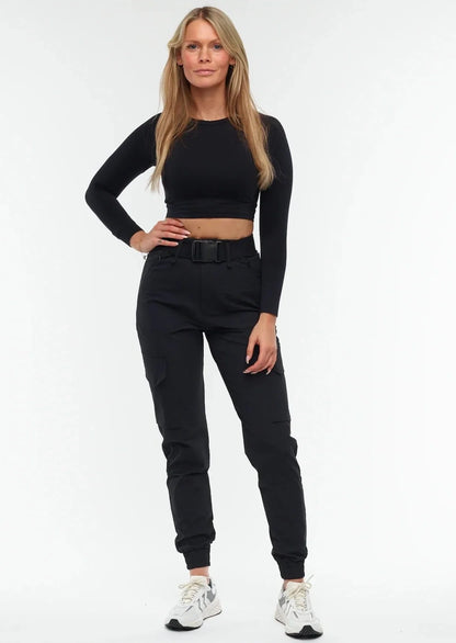 Embrace Cargo Pants - Black - for kvinde - EMBRACE - Bukser