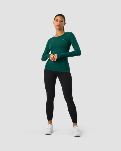 everyday seamless ls dark green