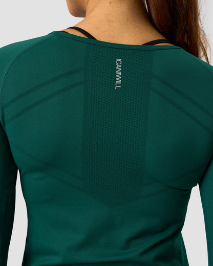 everyday seamless ls dark green