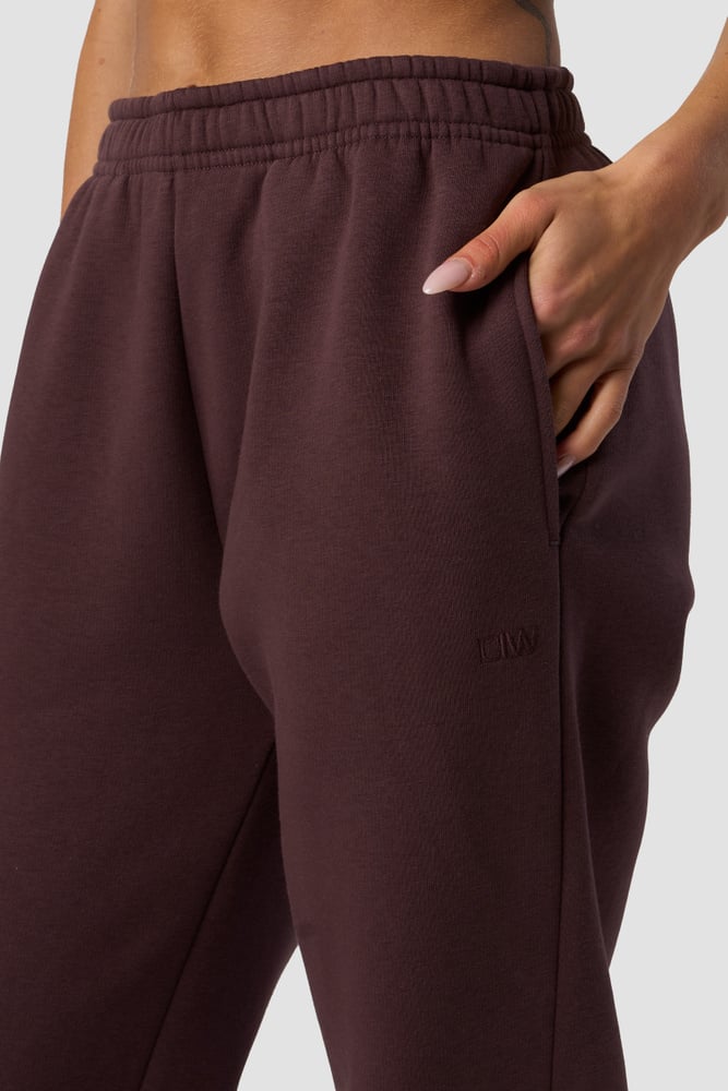 everyday straight leg sweatpants burgundy