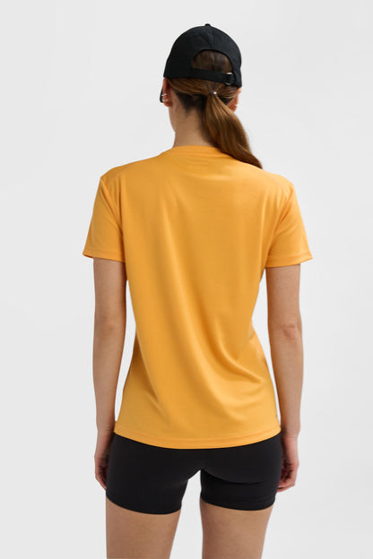 HUMMEL - Hmlactive Pl Jersey S/s Woman - Blazing Orange