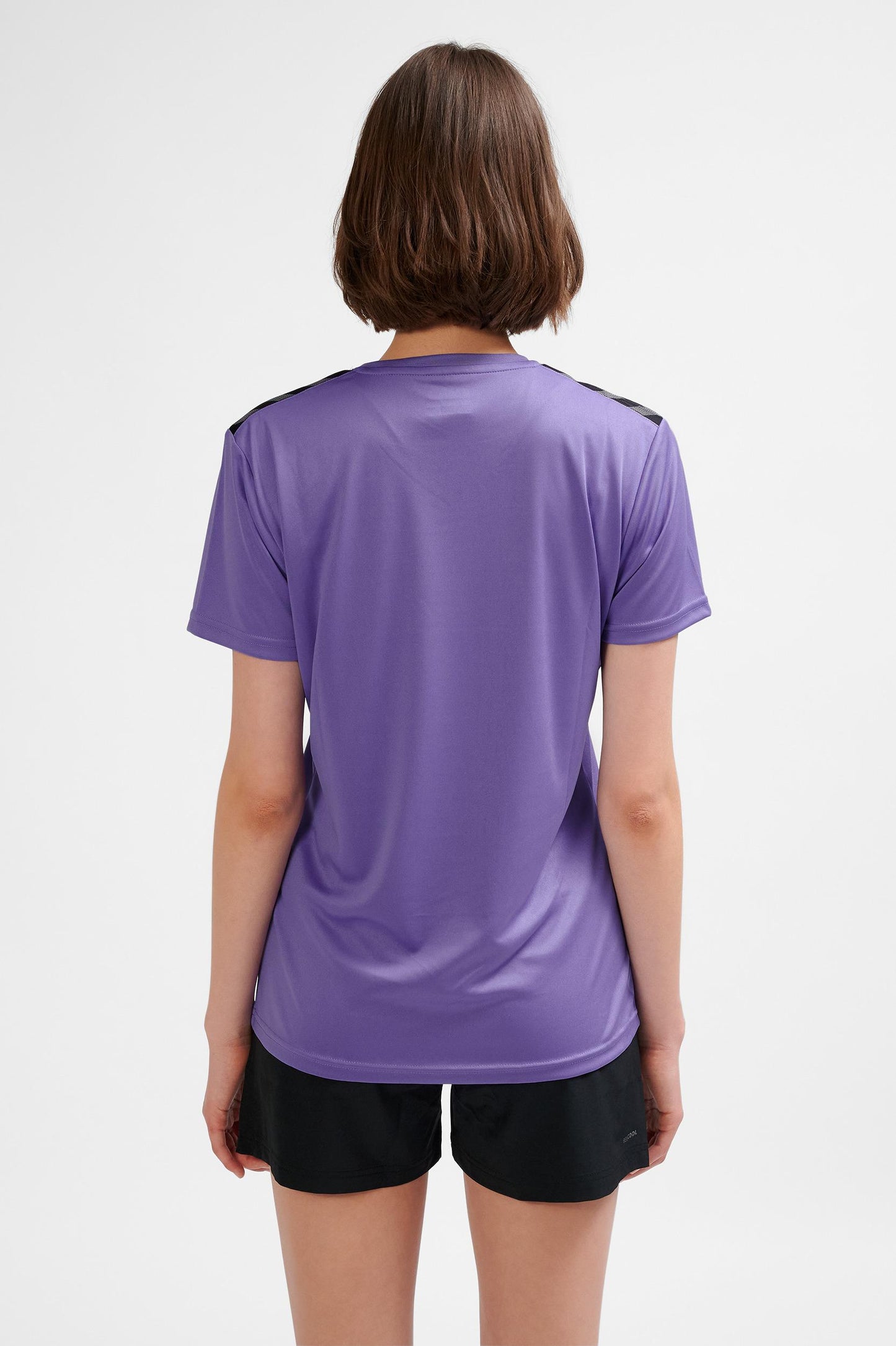 HUMMEL - Hmlauthentic Pl Jersey S/s Woman - Dahlia Purple/asphalt