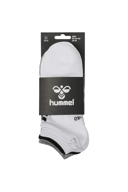 HUMMEL - Hmlchevron 6-pack Ankle Socks - Black/white/grey