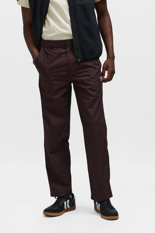 HUMMEL - Hmlchino Pant Bee - Chocolate Plum