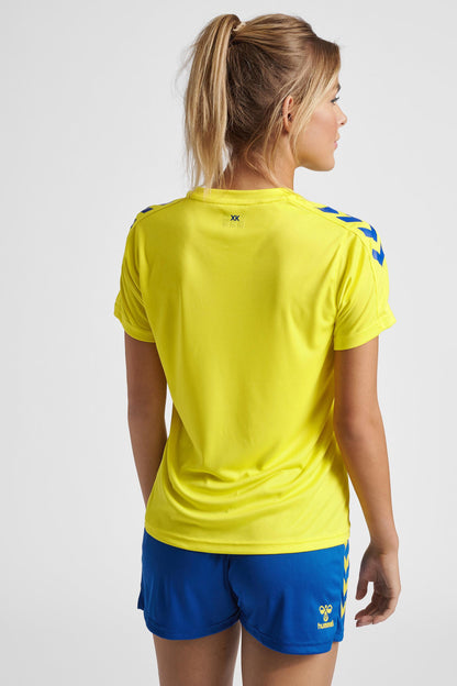 HUMMEL - Hmlcore Xk Poly Jersey S/s Woman - Blazing Yellow/true Blue