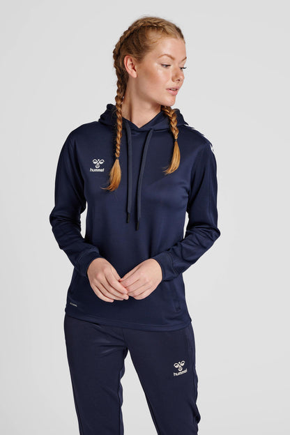 HUMMEL - Hmlcore Xk Poly Sweat Hoodie Woman - Marine