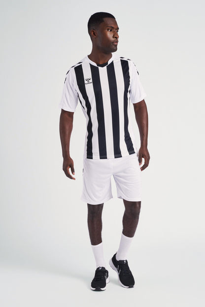 HUMMEL - Hmlcore Xk Striped Jersey S/s - White/black