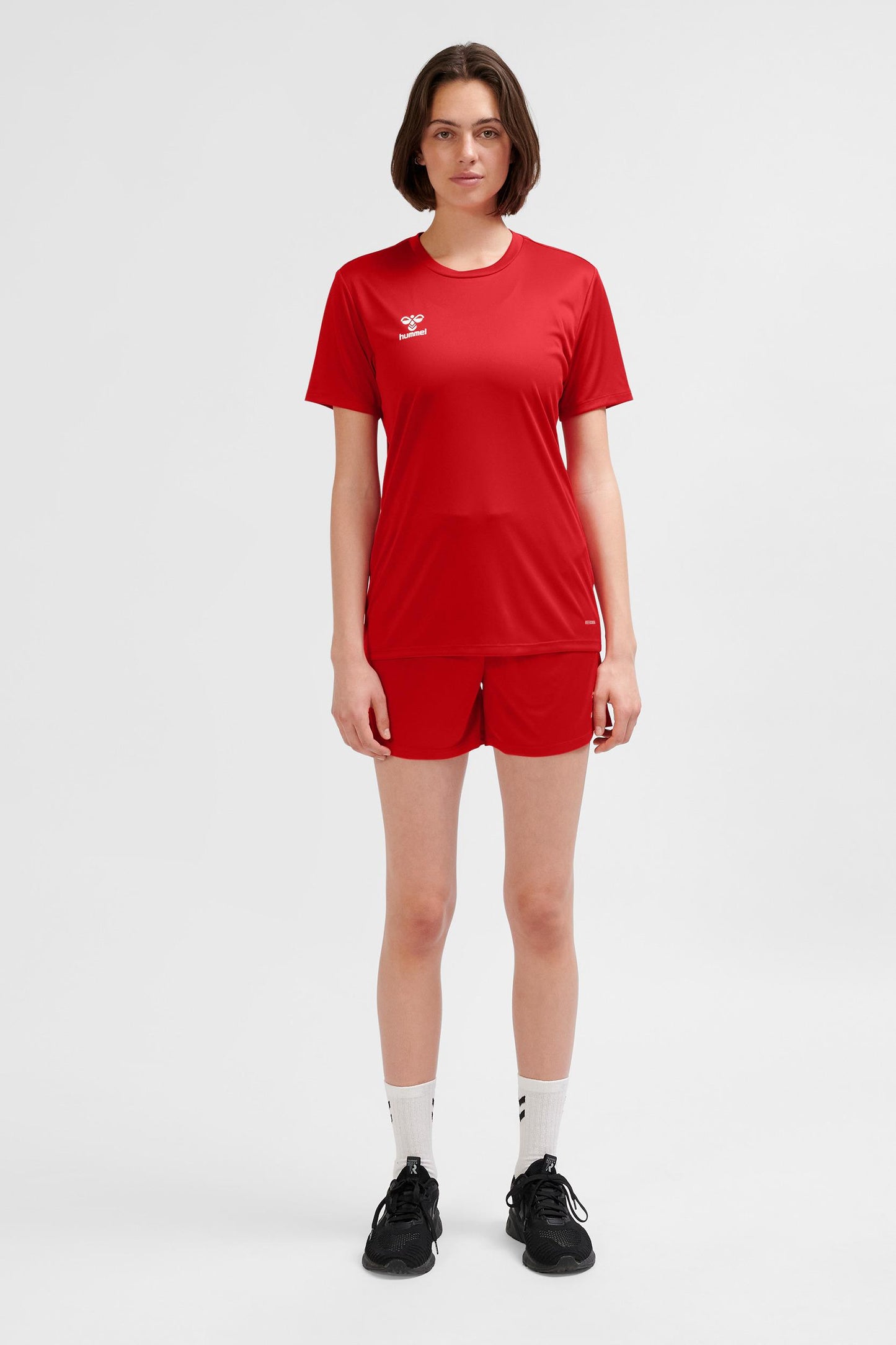 HUMMEL - Hmlessential Jersey S/s Woman - True Red