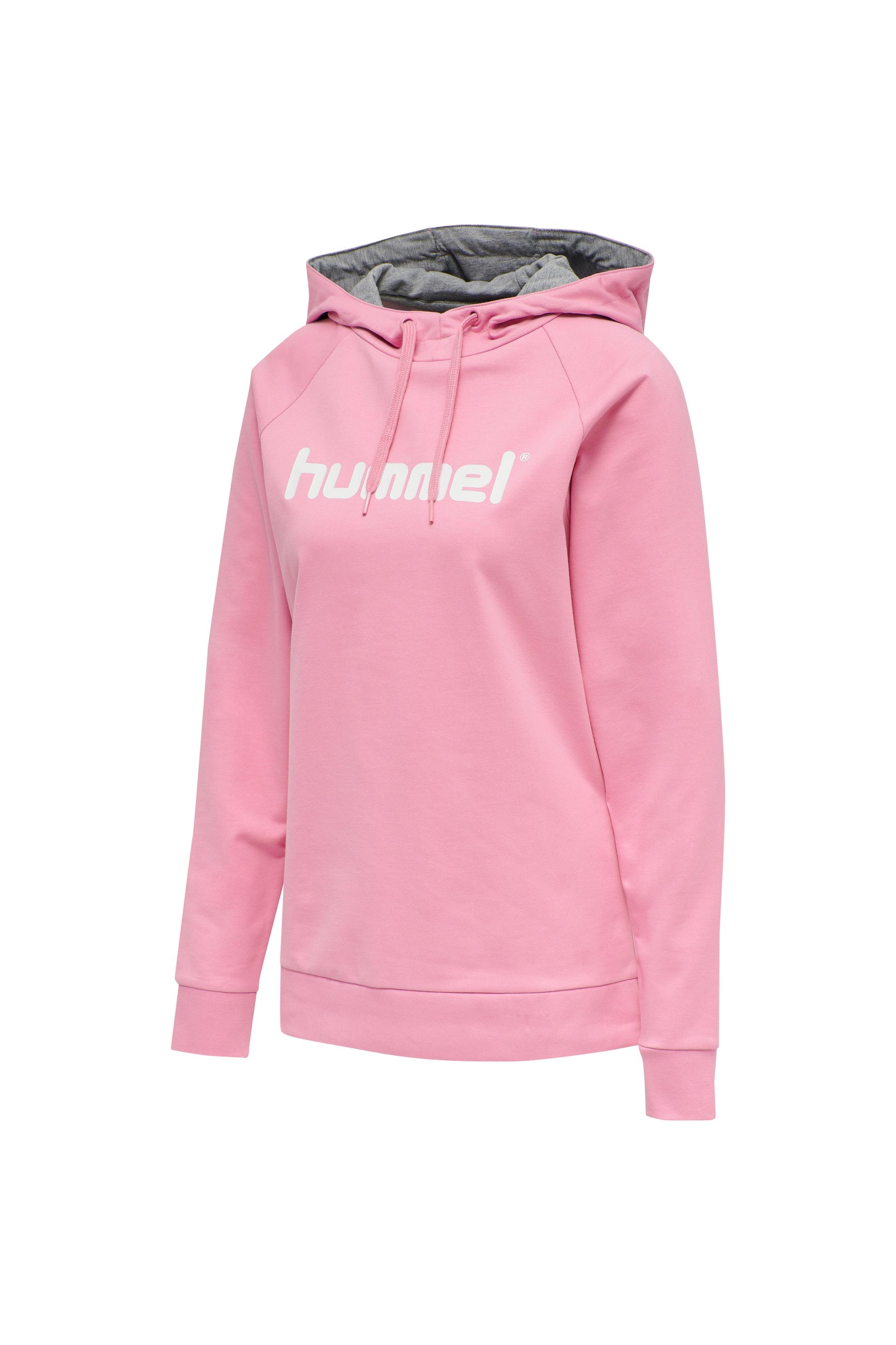 HUMMEL - Hmlgo Cotton Logo Hoodie Woman - Cotton Candy