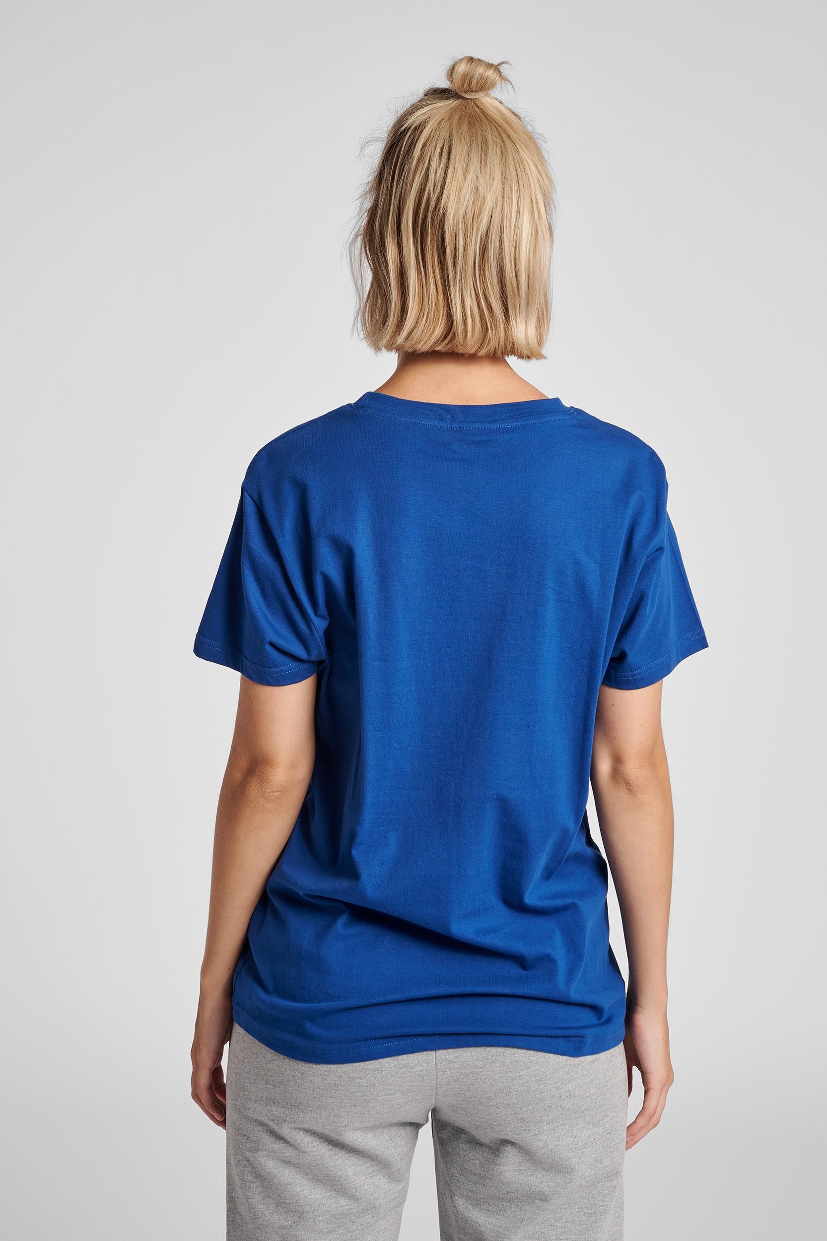 HUMMEL - Hmlgo Cotton Logo T-shirt Woman S/s - True Blue