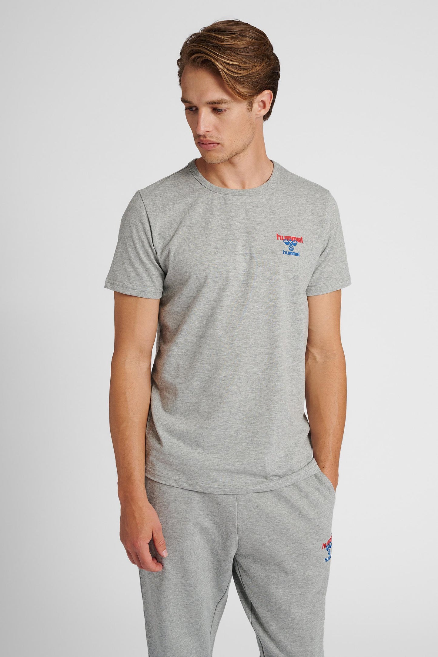 HUMMEL - Hmlic Dayton T-shirt - Grey Melange