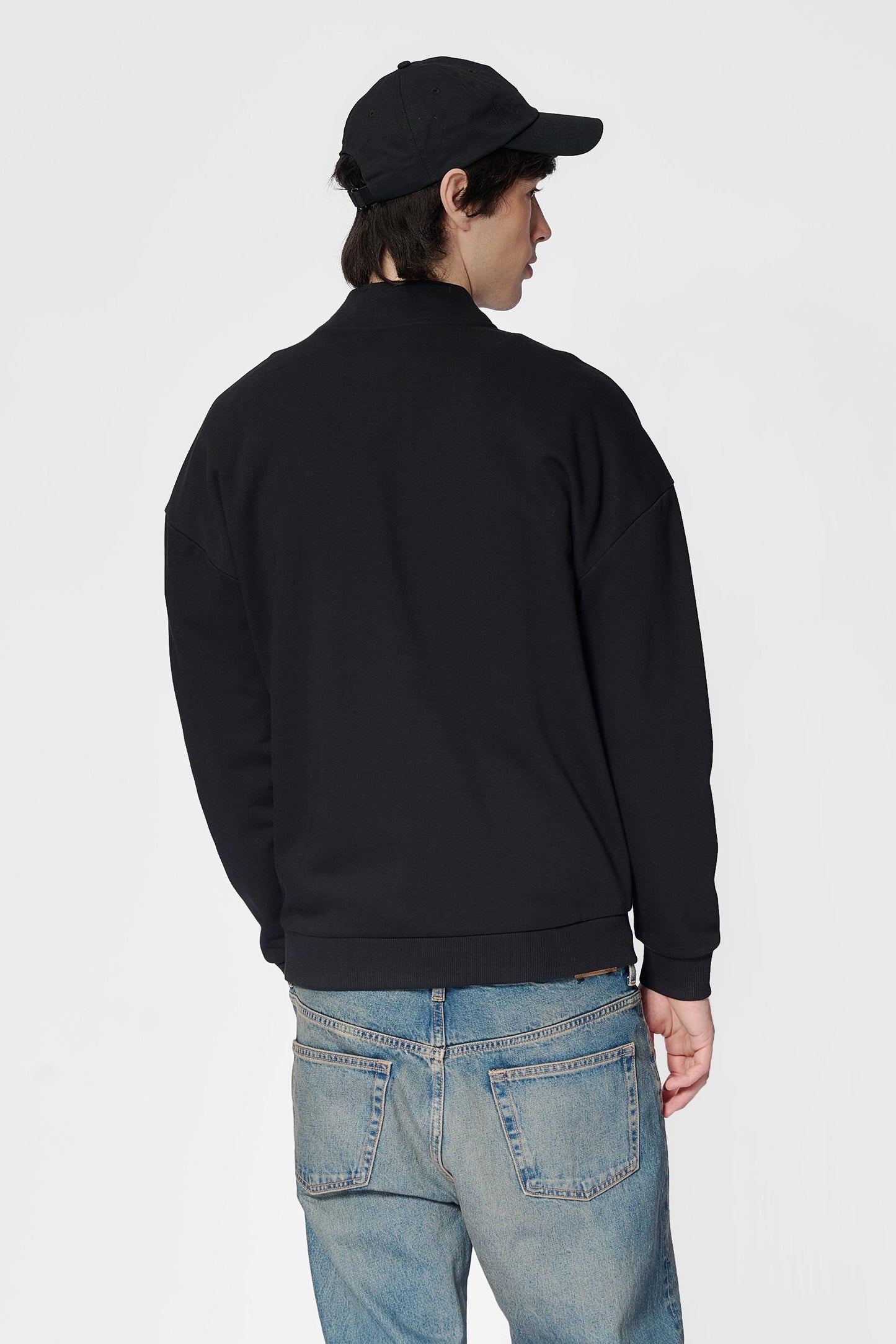 HUMMEL - Hmlloose Half Zip  Bee - Black