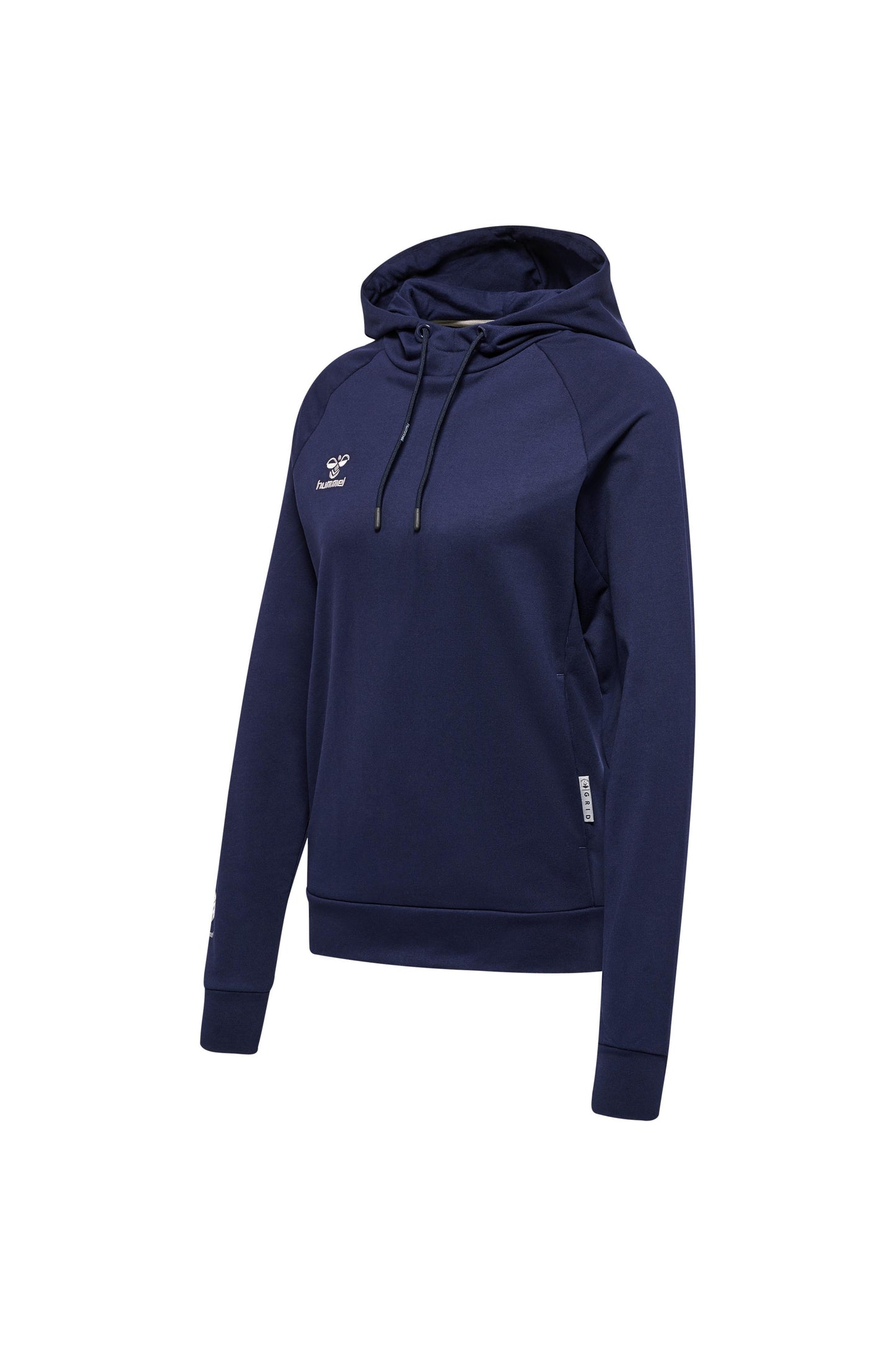 HUMMEL - Hmlmove Grid Cotton Hoodie Woman - Marine