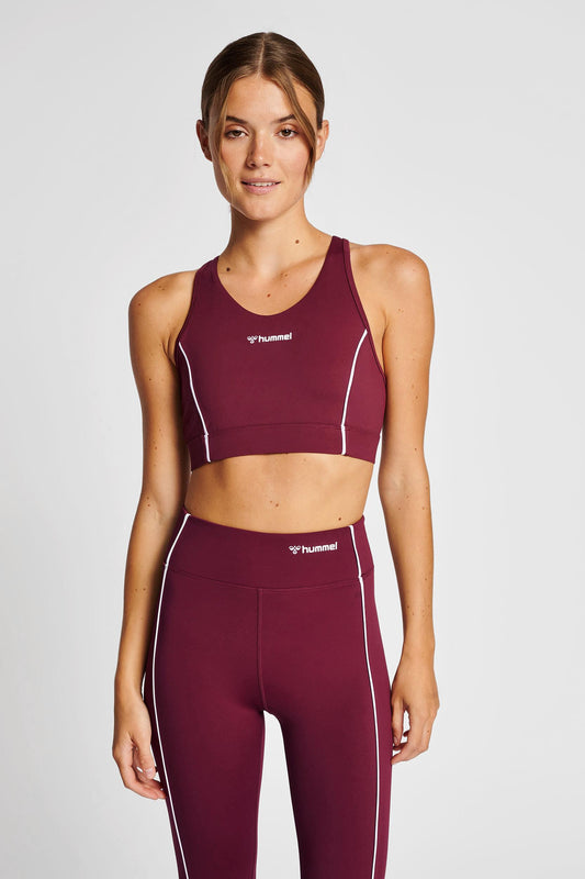 HUMMEL - Hmlmt Flash Sports Bra - Zinfandel