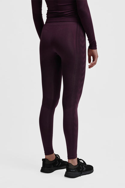 HUMMEL - Hmlmt Shaping Seamless Mw Tights - Plum Perfect