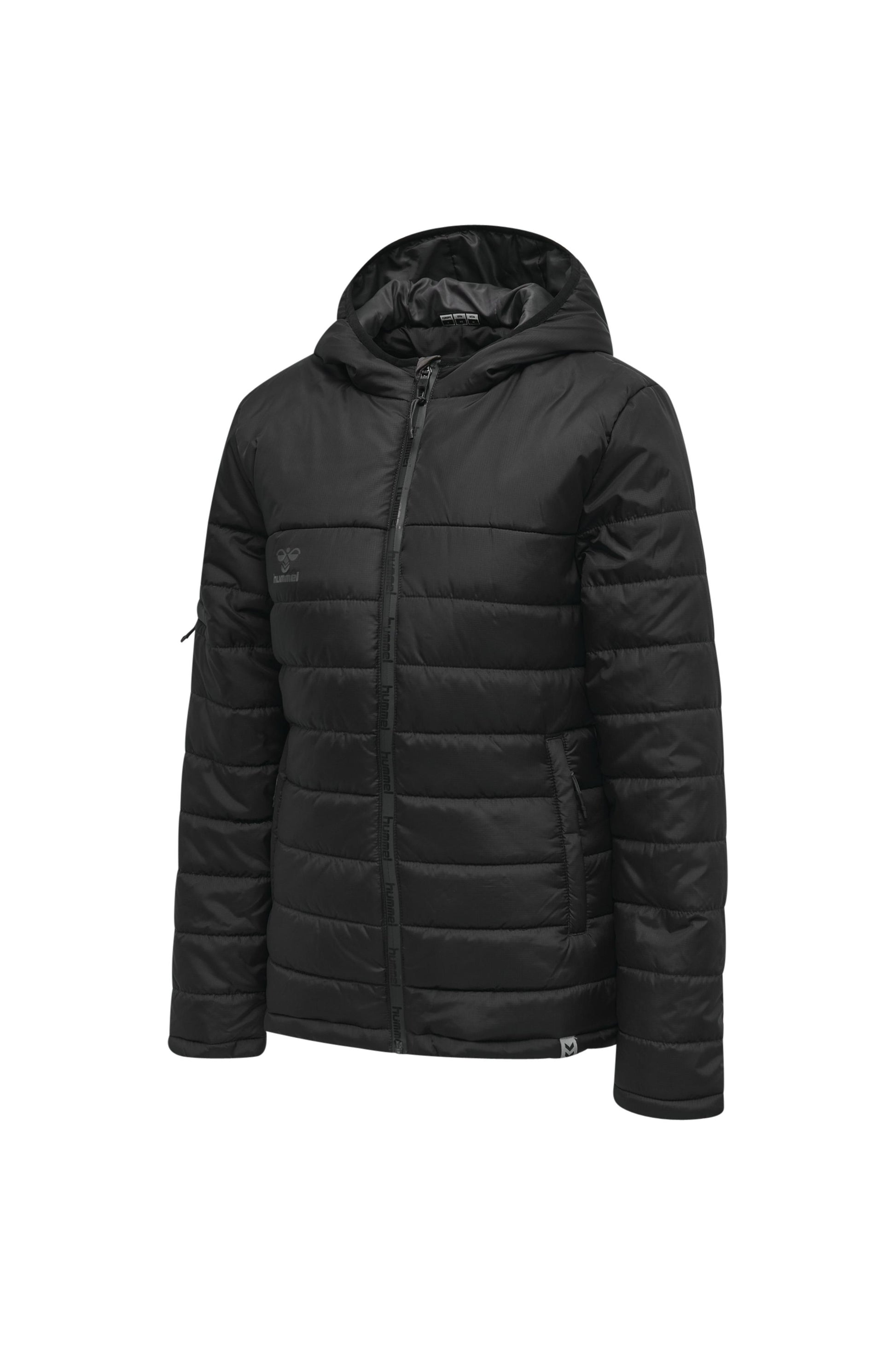 HUMMEL - Hmlnorth Quilted Hood Jacket Woman - Black/asphalt