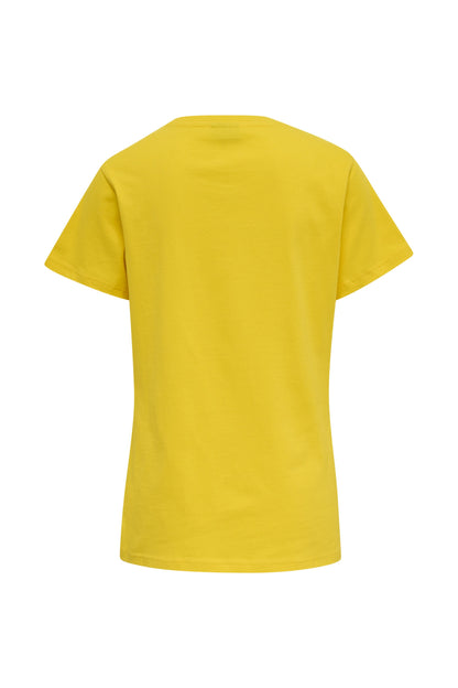 HUMMEL - Hmlred Basic T-shirt S/s Woman - Empire Yellow