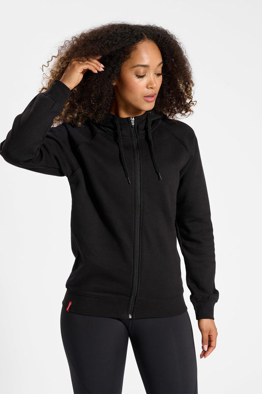 HUMMEL - Hmlred Classic Zip Hoodie Woman - Black