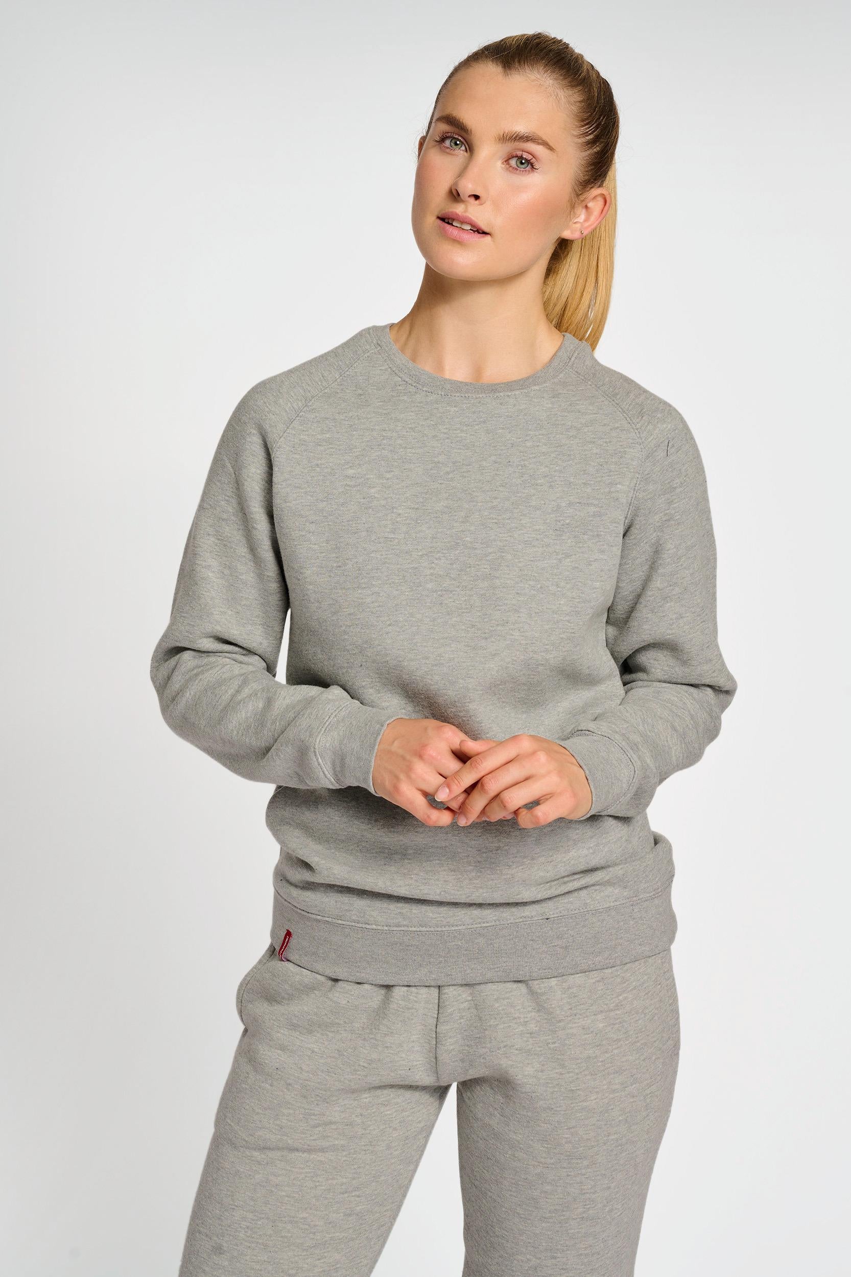 HUMMEL - Hmlred Heavy Sweatshirt Woman - Grey Melange