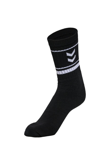 HUMMEL - Hmlstripe Crew 3-pack Socks - Black