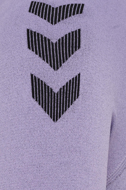 HUMMEL - Hummel First Seamless Jersey S/s W - Lavender Melange