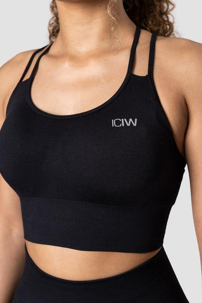 ICANIWILL - Define Seamless Sports Bra - Black