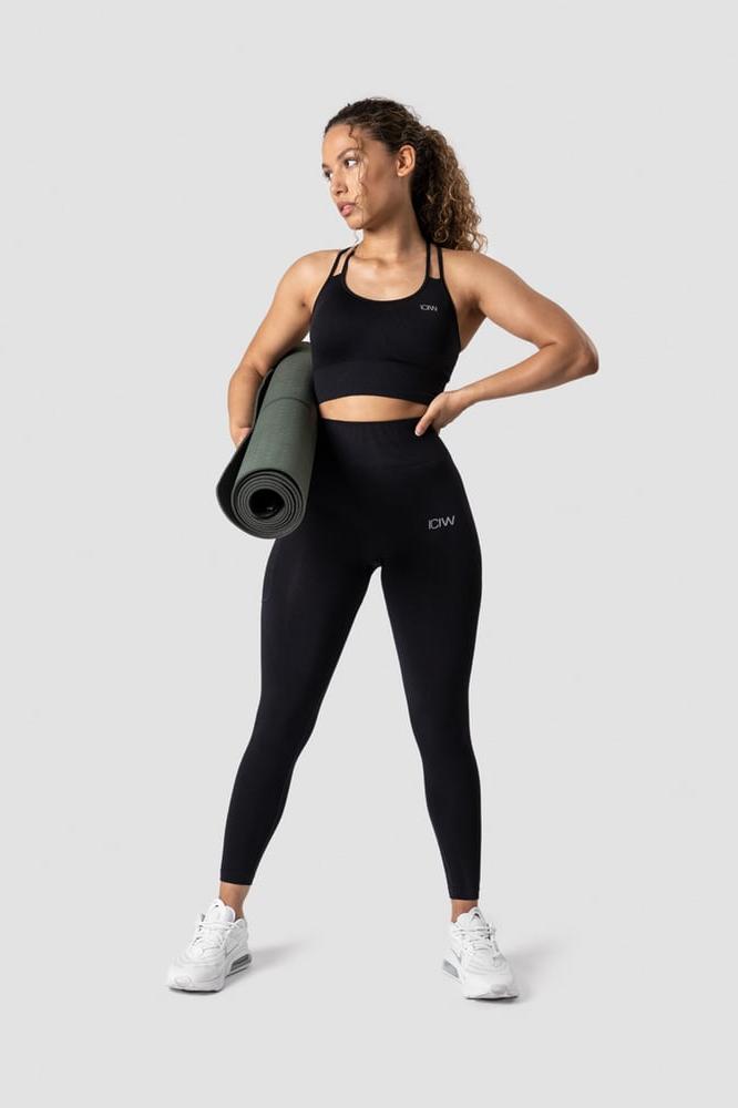 ICANIWILL - Define Seamless Sports Bra - Black