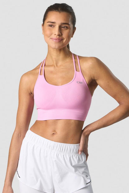 ICANIWILL - Define Seamless Sports Bra - Cool Pink