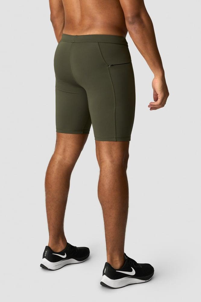 ICANIWILL - Mercury Short Tight Shortss - Pine Green