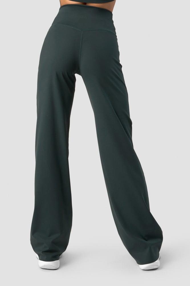 ICANIWILL - Nimble Straight Leg Pants - Dark Green