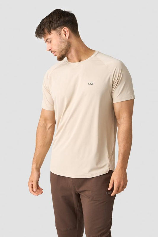 ICANIWILL - Stride Raglan T-shirt - Beige