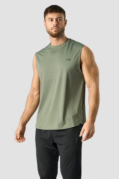 ICANIWILL - Stride Sleeveless T-shirt - Sea Green