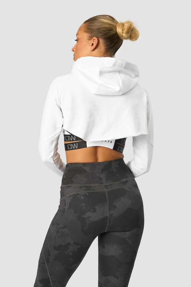 ICANIWILL - Ultimate Training Cropped Hoodie - White