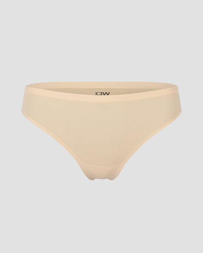 invisible thong 3-pack beige