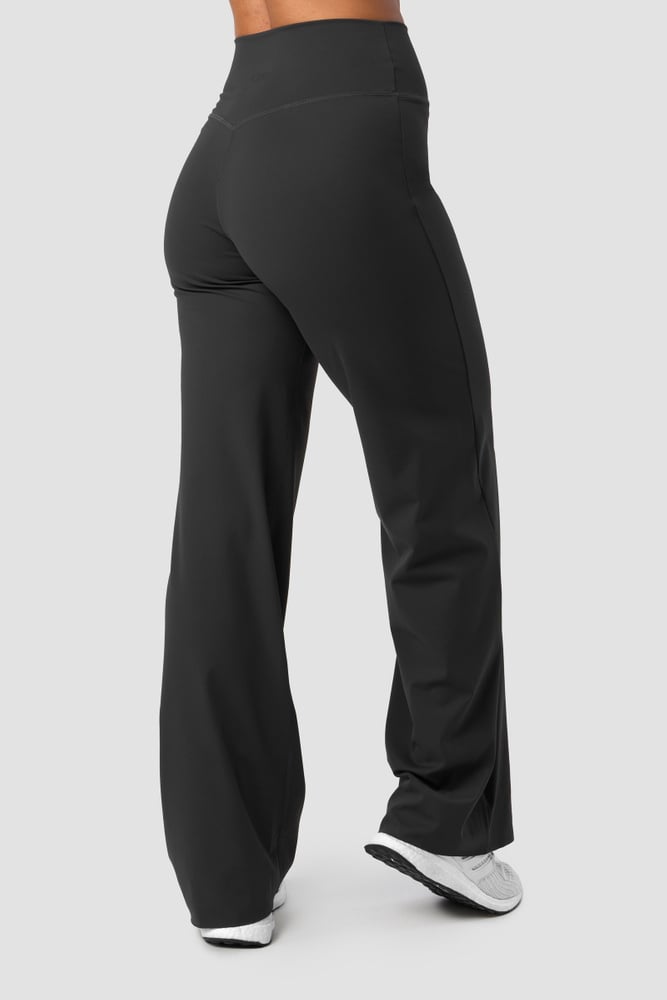 nimble straight leg pants dark grey