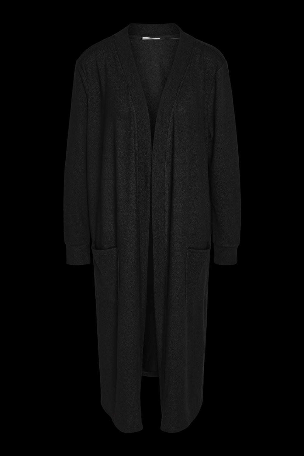 NOISY MAY - City L/s Long Cardigan Curve - Black