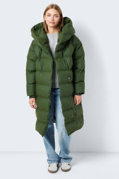 NOISY MAY - Sky L/s Long Coated Jacket - Green