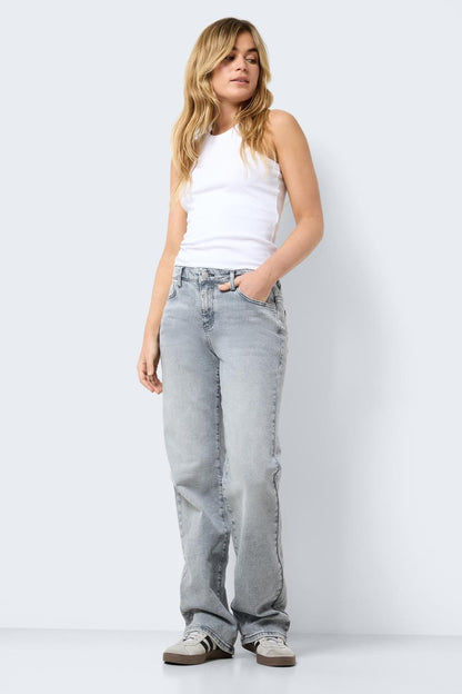 NOISY MAY - Yolanda Nw Wide Jeans - Grey