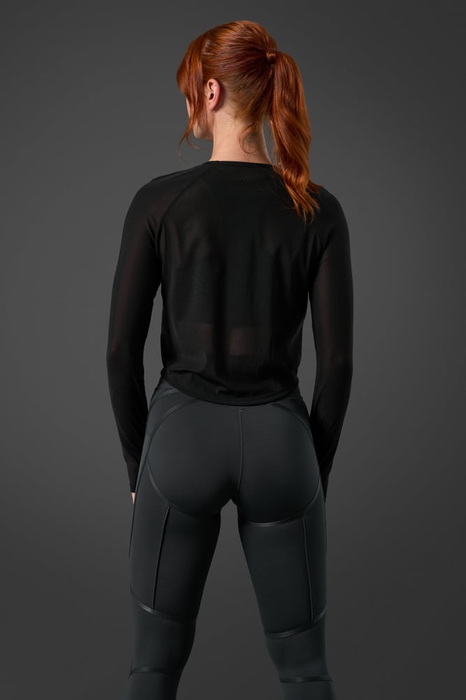 reboot mesh long sleeve black