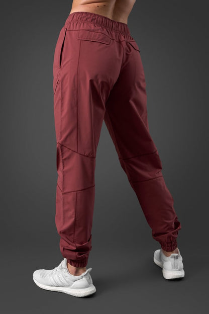 reboot pants brick red