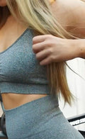 Peachy Scrunch Sports Bra