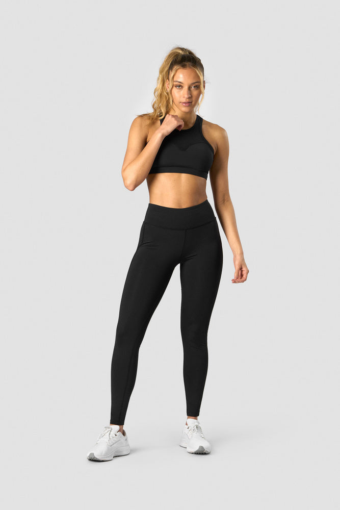 revive mesh sports bra black