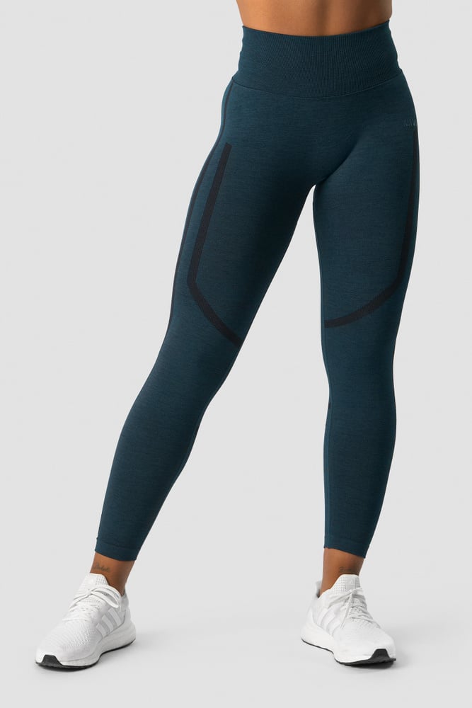 rush seamless tights dk teal