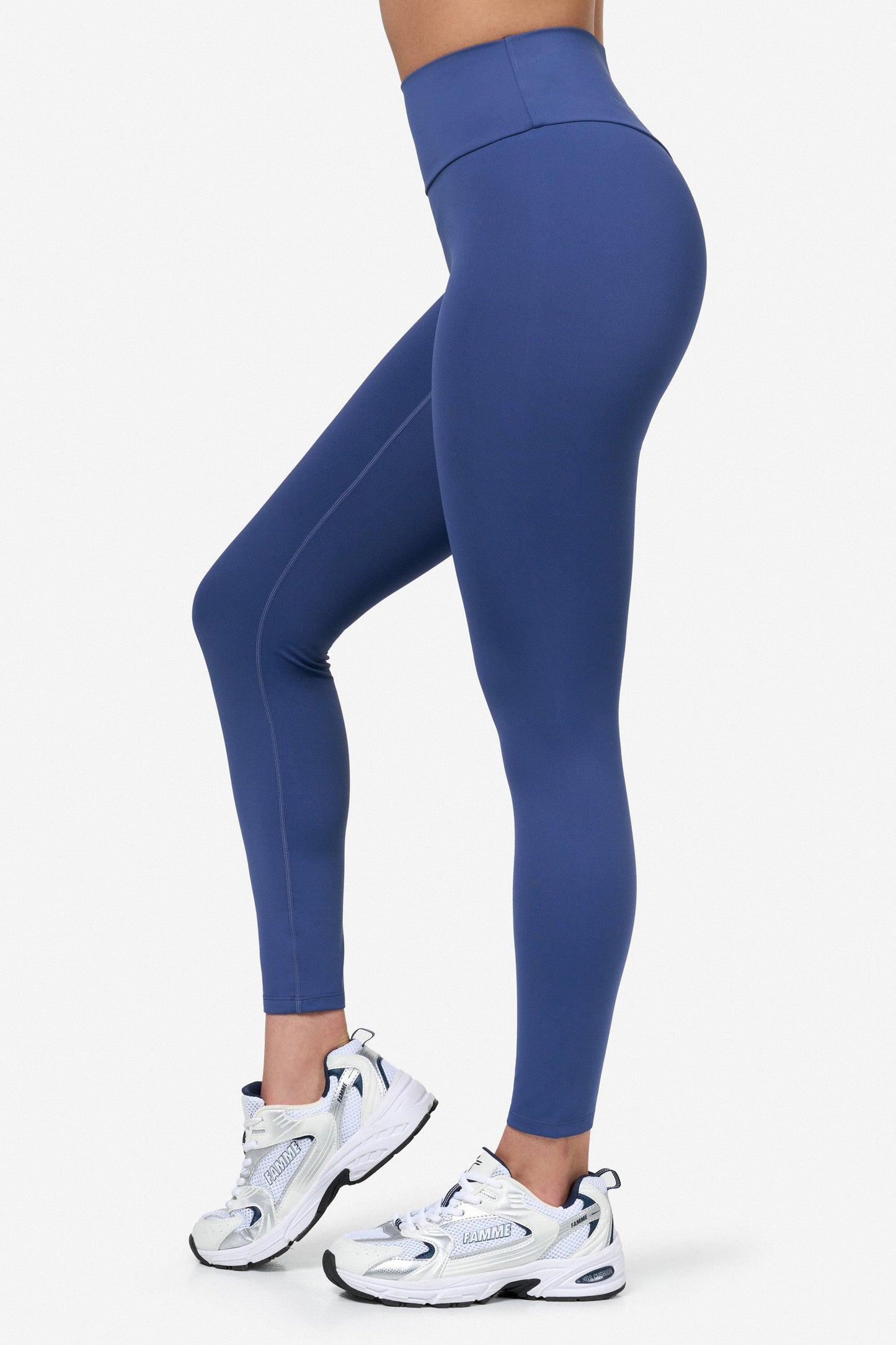 Blue Signature Leggings - for dame - Famme - Leggings