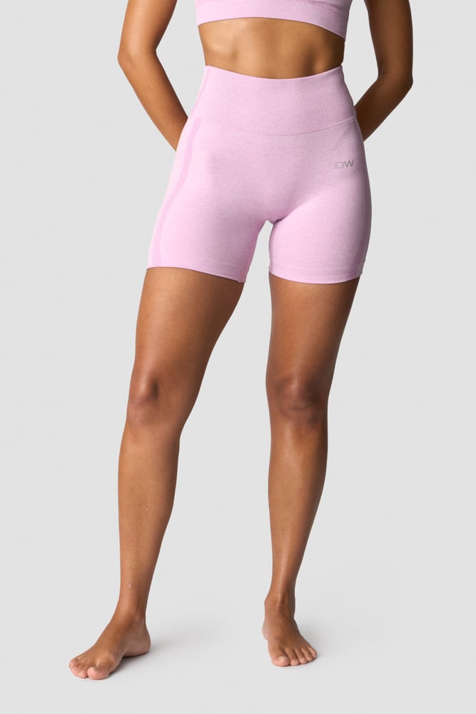 soft seamless shorts wmn lavender melange