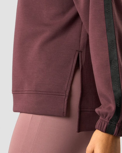 stance hoodie wmn burgundy